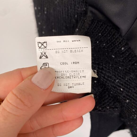 Iceberg Men's Wool Full Zip Jacket Black - Picture 5 of 8